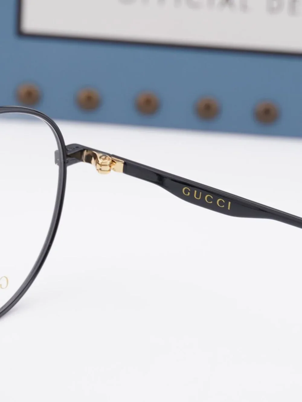 Gucci GG0337O 002 Round Eyeglasses – Black 51mm
